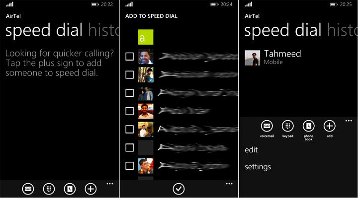 7. Use speed dial list for emergency calls